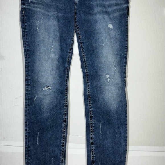 Silver Jeans Women’s Sam Style Distressed Size 32x29 - Picture 1 of 16